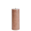 Uyuni Koriste- Ja Kausivalot*LED pöytäkynttilä 7,8x20 cm caramel rustiikki