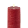 Uyuni Koriste- Ja Kausivalot*LED pöytäkynttilä 7,8x15 cm carmine red rustiikki