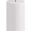 Uyuni Koriste- Ja Kausivalot*LED-kynttilä ulkokäyttöön 7,8x17,8 cm White