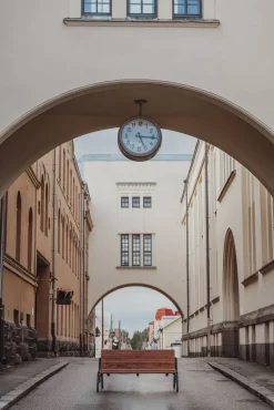 Varax Puutarhakalusteet*penkki Frida, mustalla rungolla