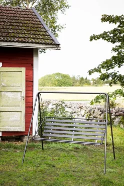 Varax Puutarhakalusteet*Retro 3-h pihakeinu harmaa runko