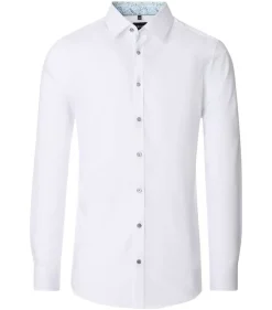 Venti Kauluspaidat*paita 154414400 Body fit 000 Brillinat white