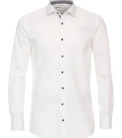 Venti Kauluspaidat*paita 123963500 Modern fit 000 VALKOINEN