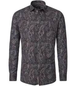 Venti Kauluspaidat*paita 134135100 Modern fit 750 Anthracite