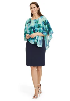 Vera Mont Lyhyet Juhlamekot*mekko 0295 4800 5880 Tummansininen / Vihreu00e4