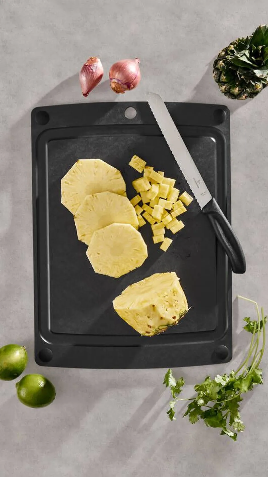 Victorinox Veitset Ja Leikkuulaudat*leikkuulauta All-in-One 44,5 x 33 cm musta