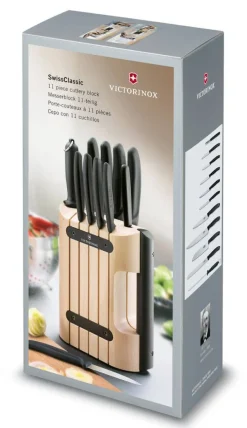 Victorinox Veitset Ja Leikkuulaudat*Veitsitukki  11-osaa Swiss Classic