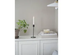 Villa Collection Lyhdyt Ja Kynttilänjalat*kynttilänjalka 23,5 cm musta rauta