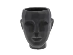 Villa Collection Maljakot Ja Ruukut*Vern ruukku 22,5 cm sementti musta