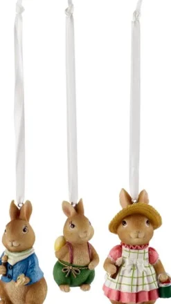 Villeroy&Boch Pääsiäinen*Easter Roikkuvakoriste Bunny Tales puput 3-osainen