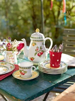 Villeroy&Boch Juoma- Ja Baaritarvikkeet|Tarjoilu*French Garden Kahvikannu 1,25l Fleurance 6 hlö