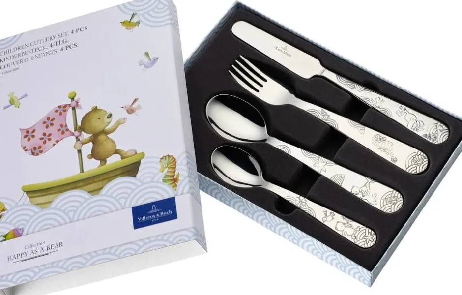 Villeroy&Boch Lastenhuone|Aterimet*Happy as a Bear Aterinsetti