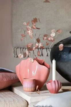 Villeroy&Boch Lyhdyt Ja Kynttilänjalat*Like Perlemor Kynttiläjalka 11x8x9,5cm Coral Home