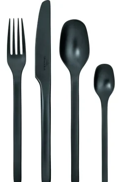Villeroy&Boch Aterimet*Manufacture Rock aterinsetti 380x260x50mm musta 16-os.