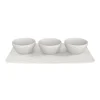Villeroy&Boch Astiat*Manufacture Rock Dippikulhosetti valkoinen 4-os.