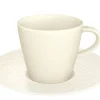 Villeroy&Boch Astiat*Manufacture Rock espressokuppi ja -alunen valkoinen