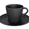 Villeroy&Boch Astiat*Manufacture Rock espressokuppi ja alunen musta