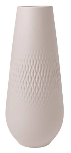Villeroy&Boch Maljakot Ja Ruukut*Manufacture Collier vaasi 11,5x11,5x26 cm 1,57 L carre beige