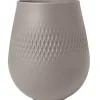 Villeroy&Boch Maljakot Ja Ruukut*Manufacture Collier vaasi 12x12x15 cm 1,1 L taupe carre