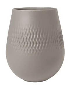 Villeroy&Boch Maljakot Ja Ruukut*Manufacture Collier vaasi 12x12x15 cm 1,1 L taupe carre