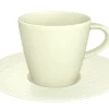 Villeroy&Boch Astiat*Manufacture Rock kahvikuppi ja alunen valkoinen