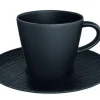 Villeroy&Boch Astiat*Manufacture Rock kahvikuppi ja alunen musta