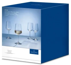 Villeroy&Boch Astiat*Ovid Valkoviinilasisetti 0,38l 4-os.