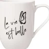 Villeroy&Boch Astiat*Statement muki 11,5x8x10,5cm 0,28l La vie est belle
