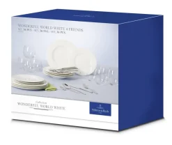 Villeroy&Boch Astiat*Wonderful World Astiasto 4 hlö valkoinen 36-os.