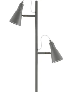 Virvatuli Sisustusvalaisimet*lattiavalaisin Solina 2-os. 155 cm mattaharmaa