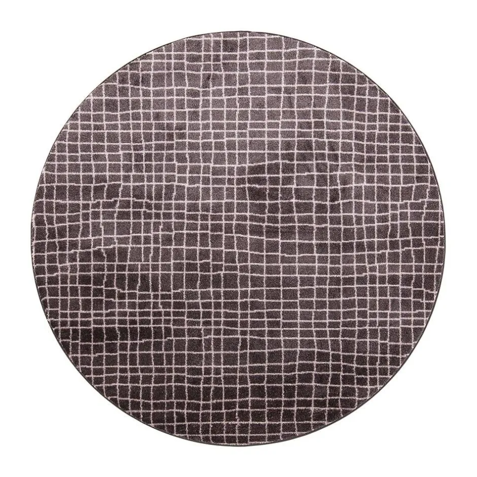 VM-Carpet Pyöreät Matot*Aari 12 antrasiitti, kantti 5450, Ø 200 cm