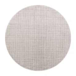 VM-Carpet Pyöreät Matot*Aari 13 harmaa, kantti 5430, Ø 200 cm