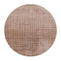 VM-Carpet Pyöreät Matot*Aari 14 ruskea, kantti 5938, Ø 160 cm