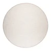 VM-Carpet Pyöreät Matot*Aho 72 beige, kapea pellavakantti Ø 160 cm