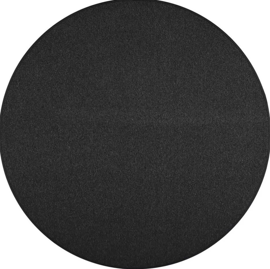 VM-Carpet Pyöreät Matot*Balanssi 99 musta, Ø 200 cm, kantti 5460
