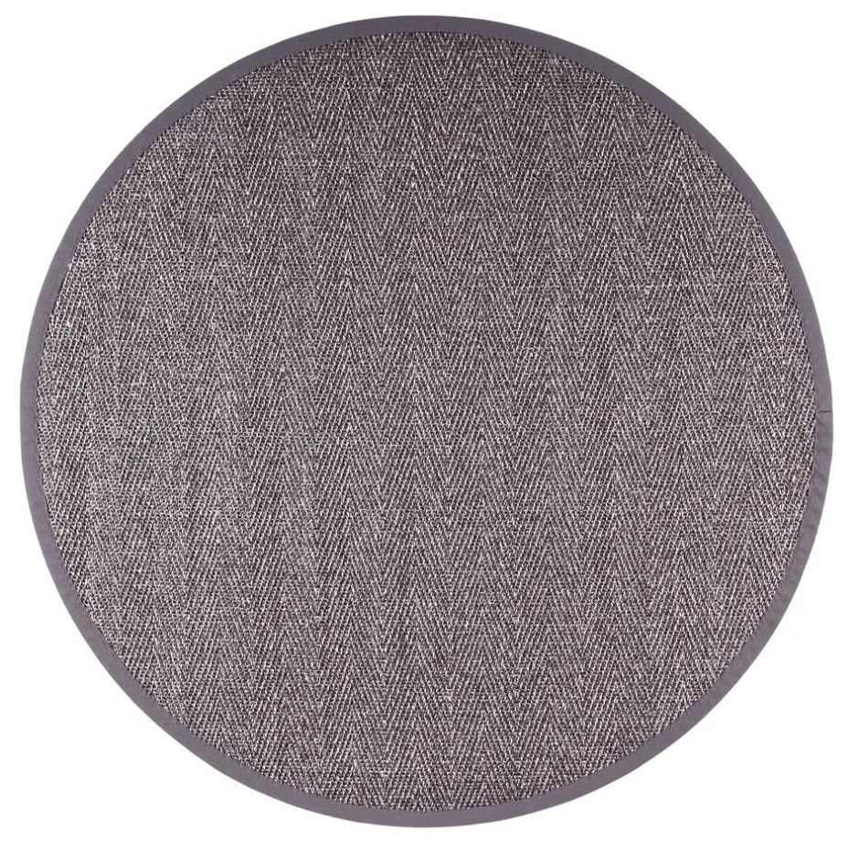 VM-Carpet Pyöreät Matot*Barrakuda 9371 antrasiitti, Ø 240 cm, kantti 38