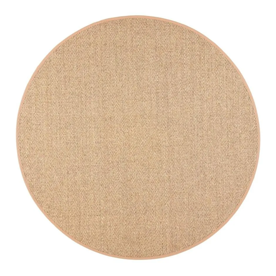 VM-Carpet Pyöreät Matot*Barrakuda 6520 olki, Ø 133 cm, kantti 32B