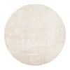 VM-Carpet Pyöreät Matot*Basaltti 880 valkoinen ø 133 cm, kantti 5417