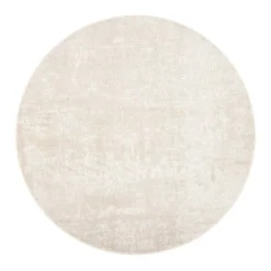 VM-Carpet Pyöreät Matot*Basaltti 880 valkoinen ø 133 cm, kantti 5417