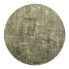 VM-Carpet Pyöreät Matot*Basaltti 490 vihreä ø 200 cm, kantti 5774