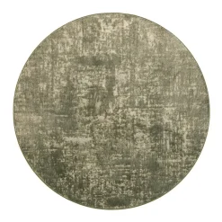 VM-Carpet Pyöreät Matot*Basaltti 490 vihreä ø 200 cm, kantti 5774