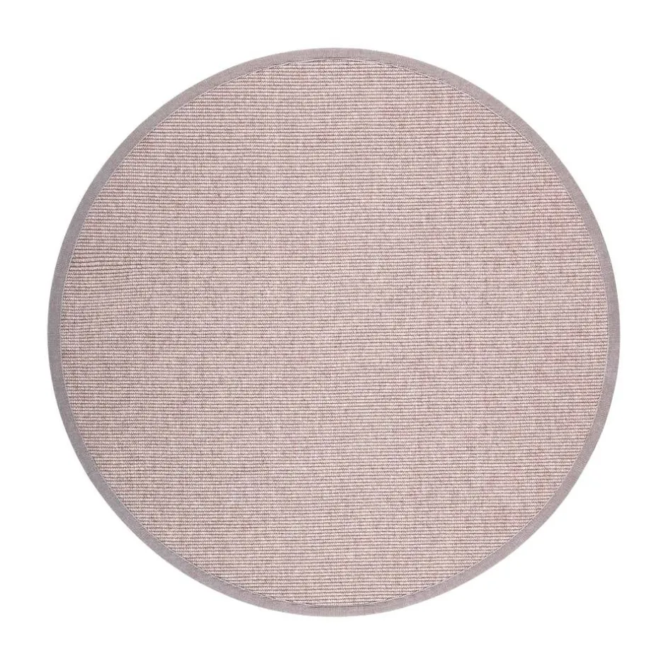 VM-Carpet Pyöreät Matot*Esmeralda 72 beige, Ø 200 cm, kantti 070 B