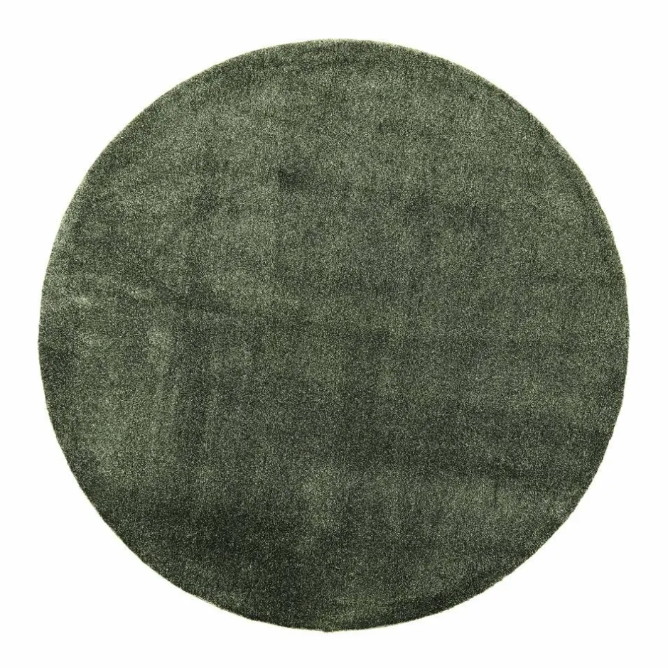 VM-Carpet Pyöreät Matot*Hattara 28 tummanvihreä Ø 133cm