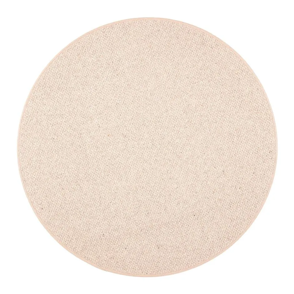 VM-Carpet Pyöreät Matot*Hehku, 274 greige Ø 160 cm, kantti 101 B