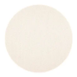 VM-Carpet Pyöreät Matot*Hehku, 69 valkoinen Ø 240 cm, kantti 1 B