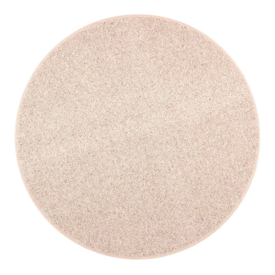 VM-Carpet Pyöreät Matot*Hiillos, 740 harmaa Ø 133 cm, kantti 101 B