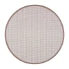 VM-Carpet Pyöreät Matot*Kelo beige/valkoinen 72/81 Ø 240 cm, kantti 32