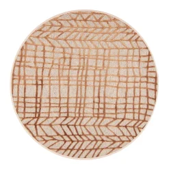 VM-Carpet Pyöreät Matot*Lastu, 3 kupari, Ø 160 cm