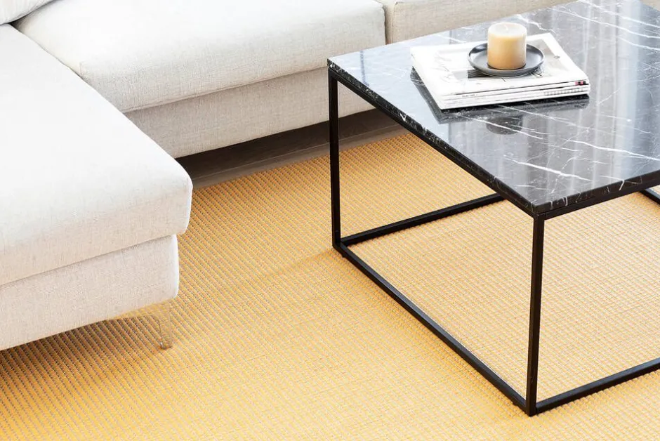 VM-Carpet Keskilattiamatot*Lyyra 71 keltainen, 160*230 cm, kantti 41