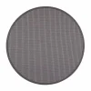 VM-Carpet Pyöreät Matot*Lyyra 78 tummanharmaa, Ø 133  cm, kantti 38